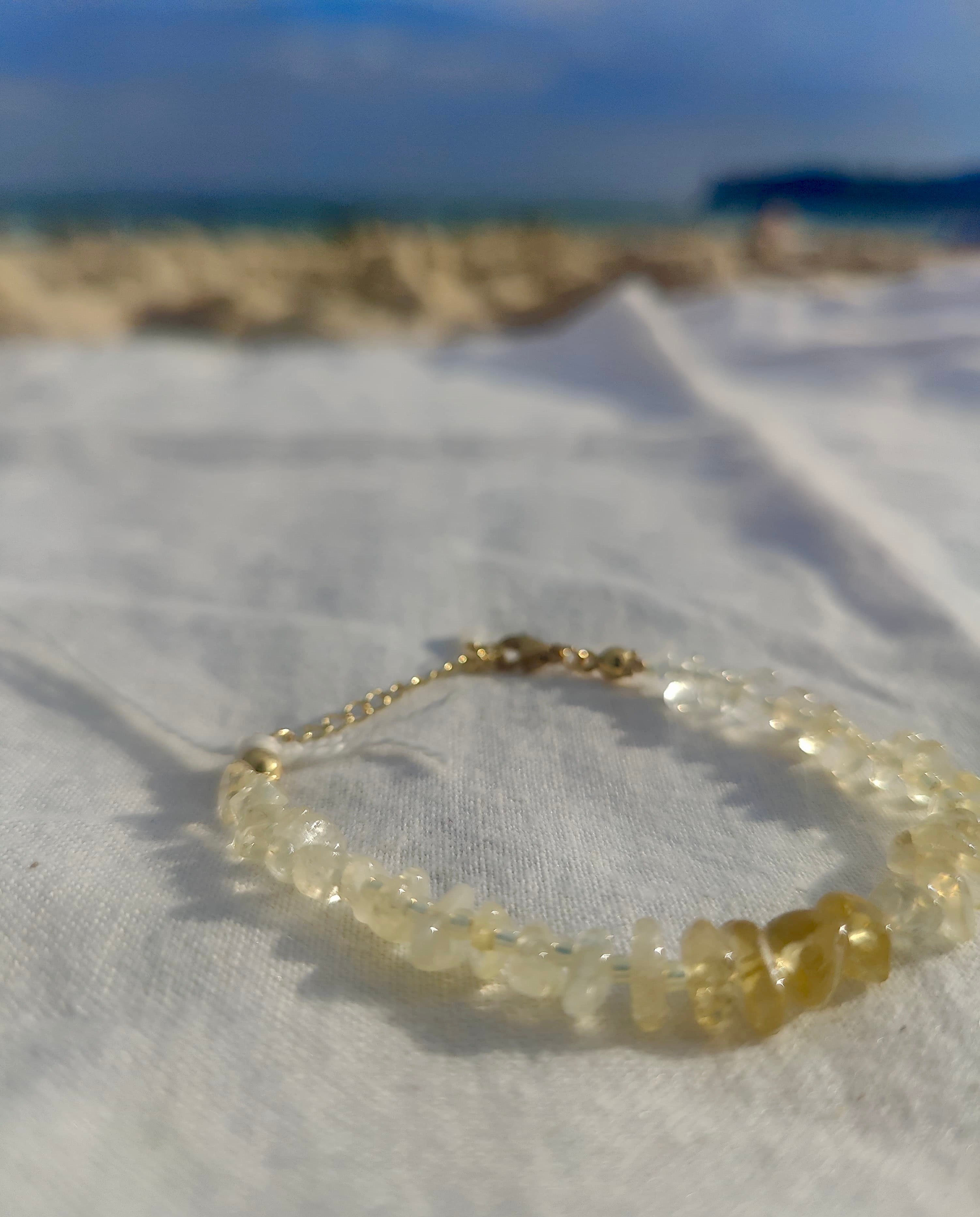 "Seagrass - Citrine S" Bracelet