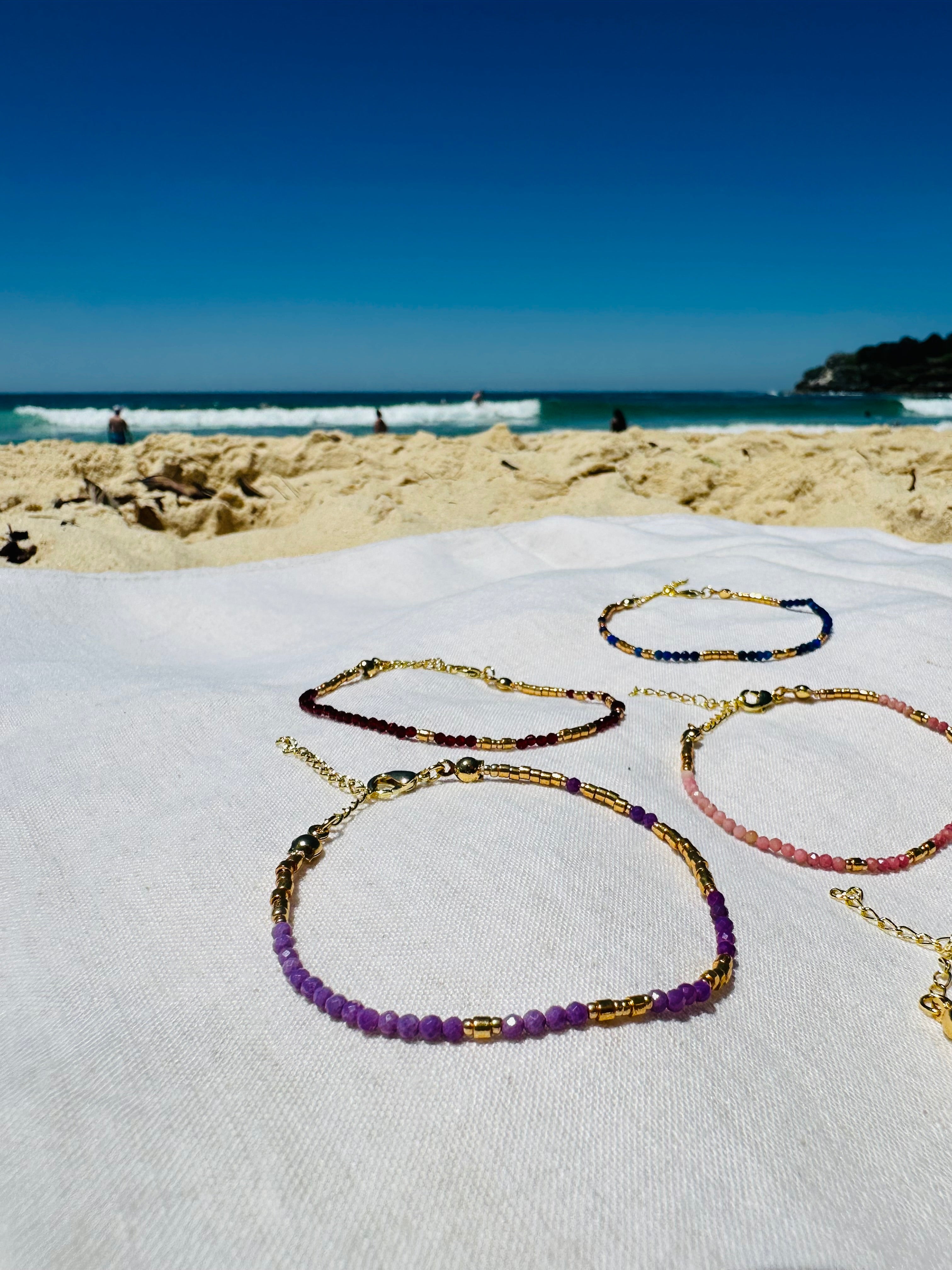 Sprinkles Purple Phosphosiderite Bracelet