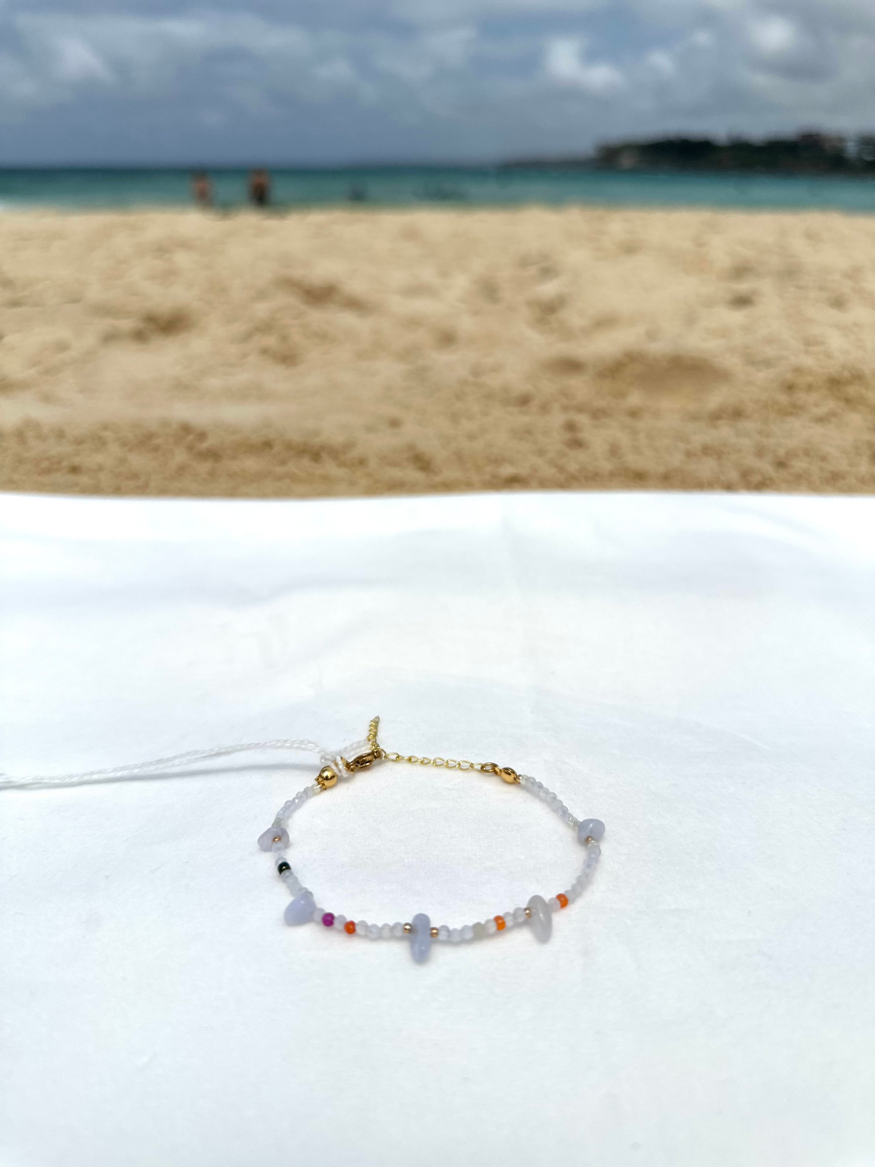 Reef Blue Agate Bracelet