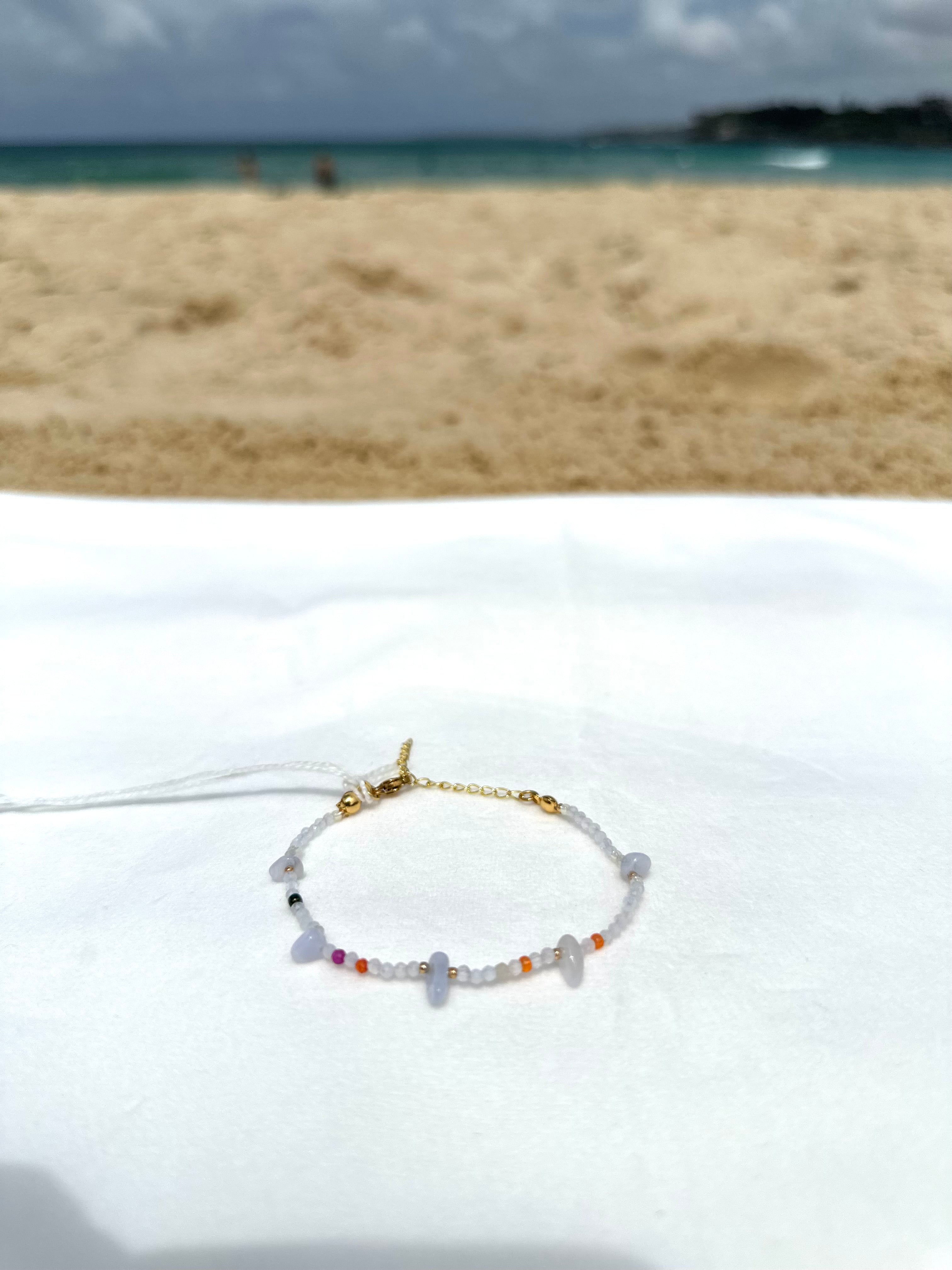 Reef Blue Agate Bracelet