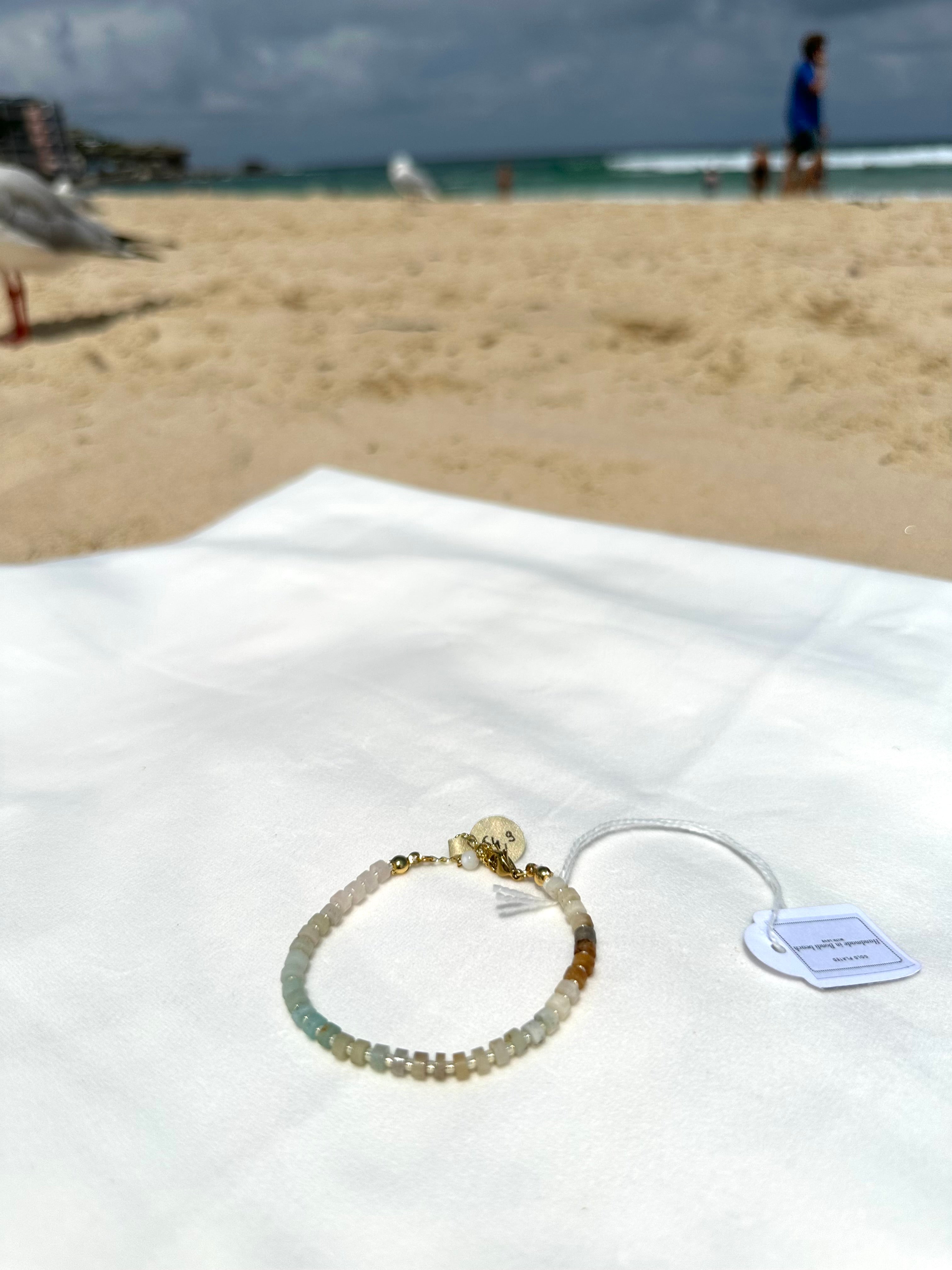 "Coral - Amazonite" Bracelet