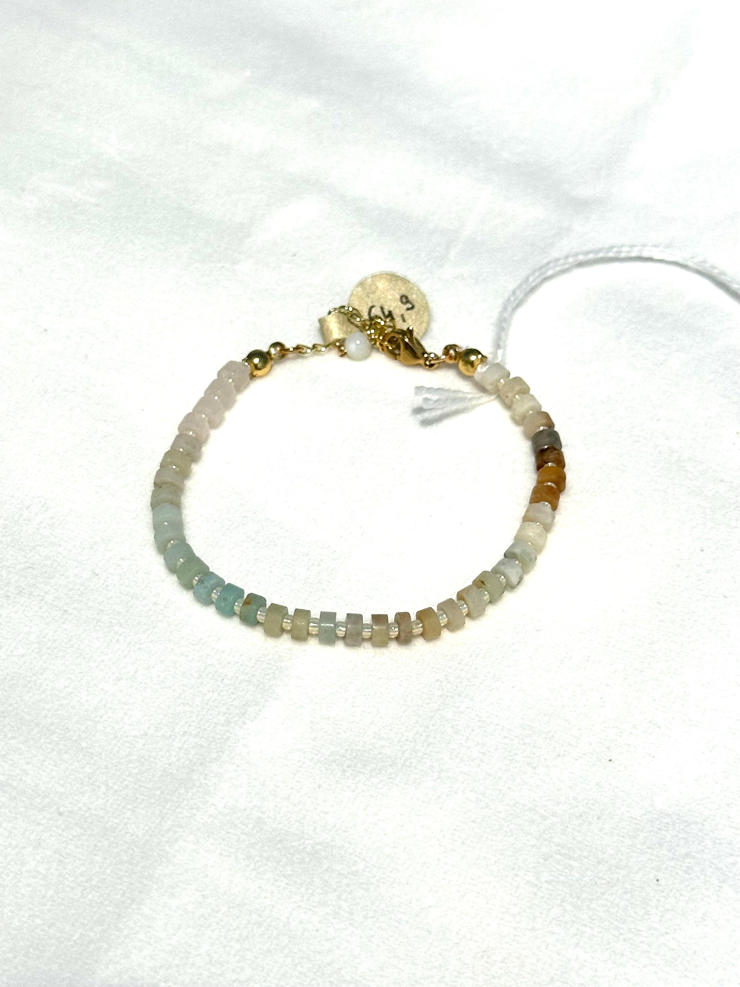 "Coral - Amazonite" Bracelet