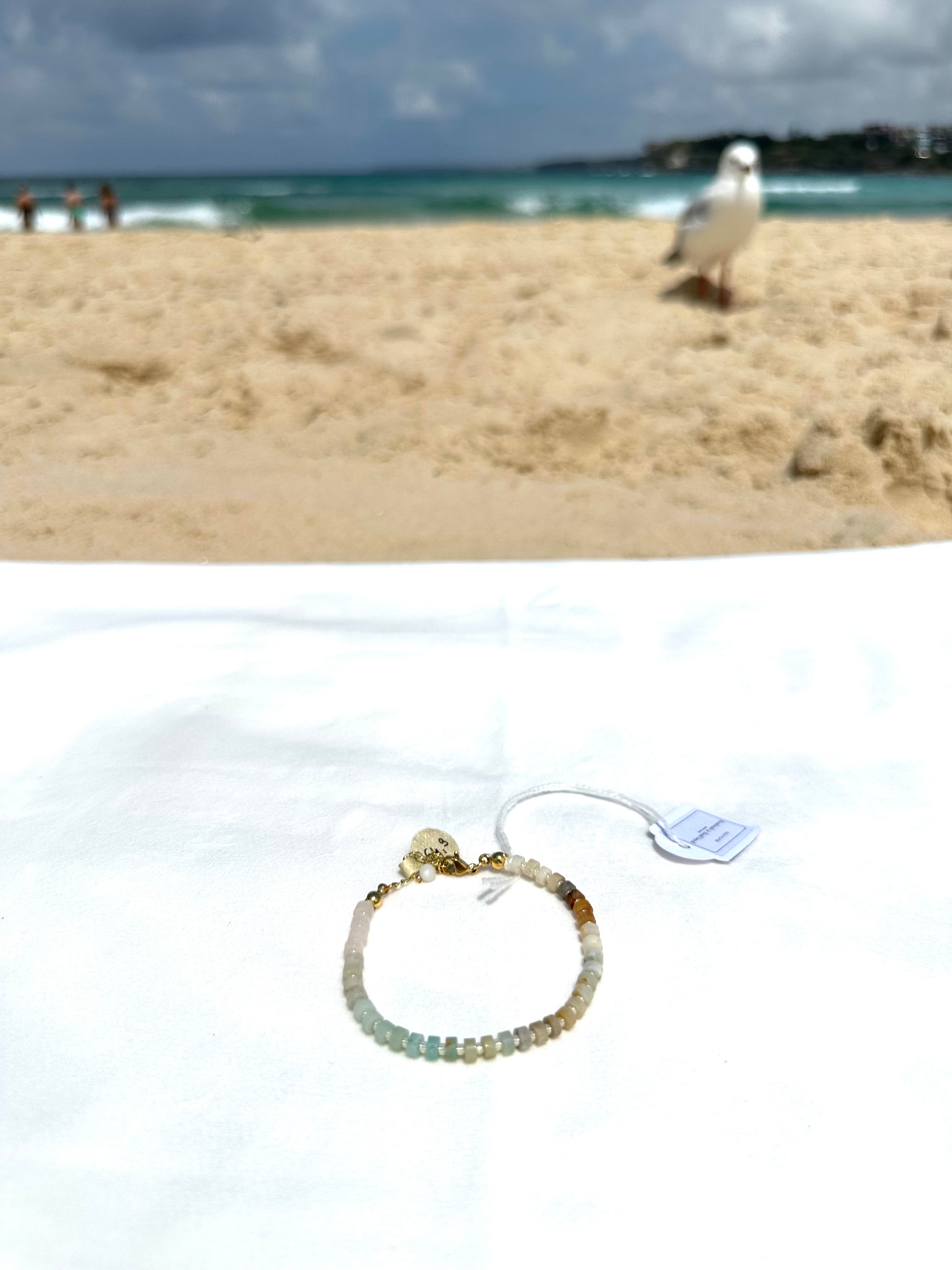"Coral - Amazonite" Bracelet