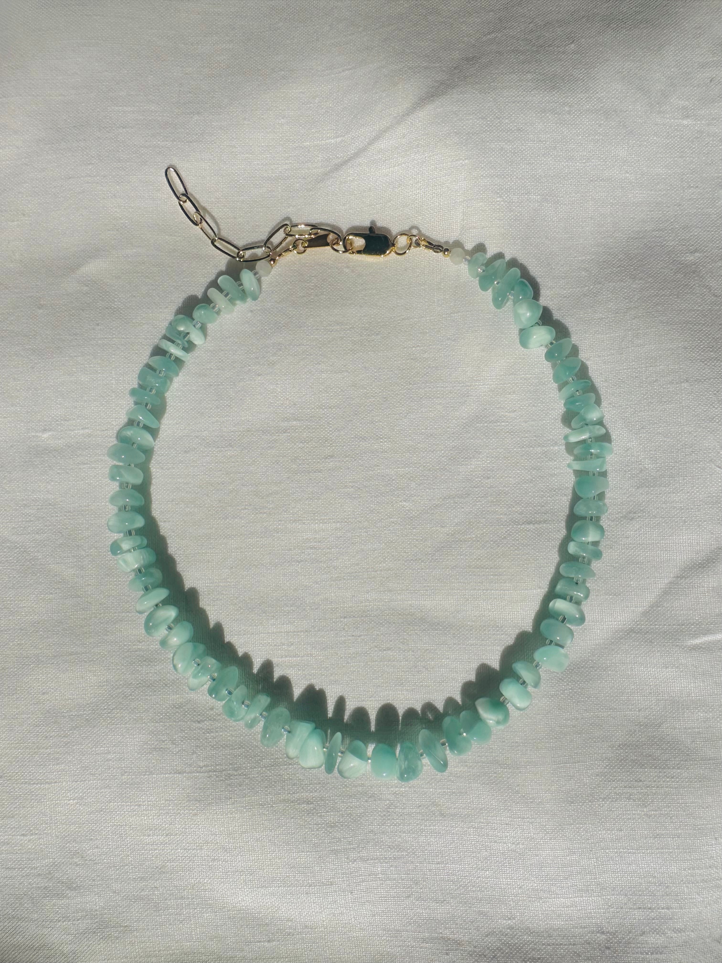 Seagrass Larimar M Necklace
